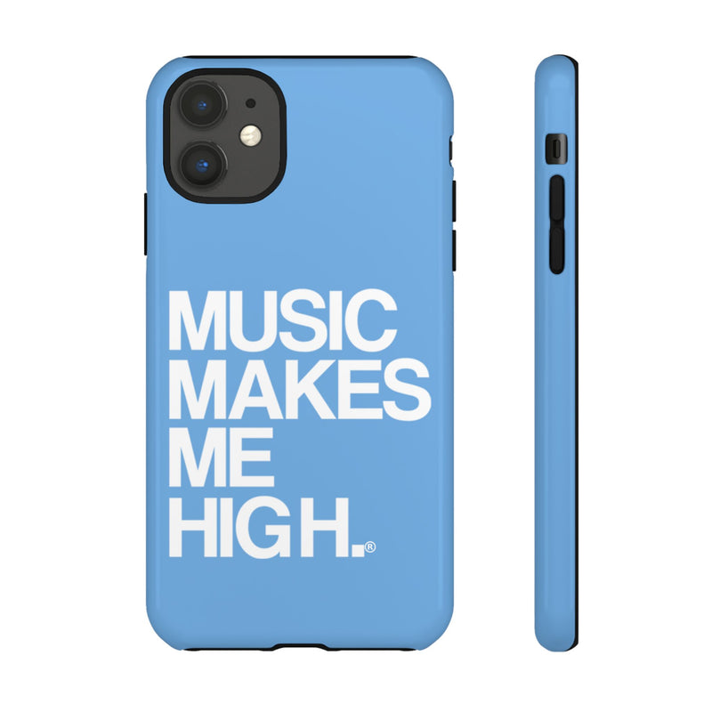 MMMH Classic Phone Case: Light Blue | White