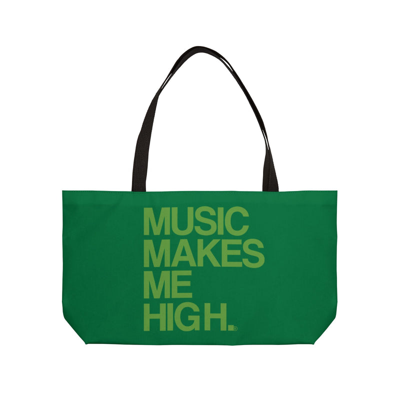 MMMH Weekender Bag (Black Handle): Dark Green | Green