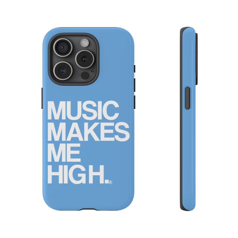 MMMH Classic Phone Case: Light Blue | White