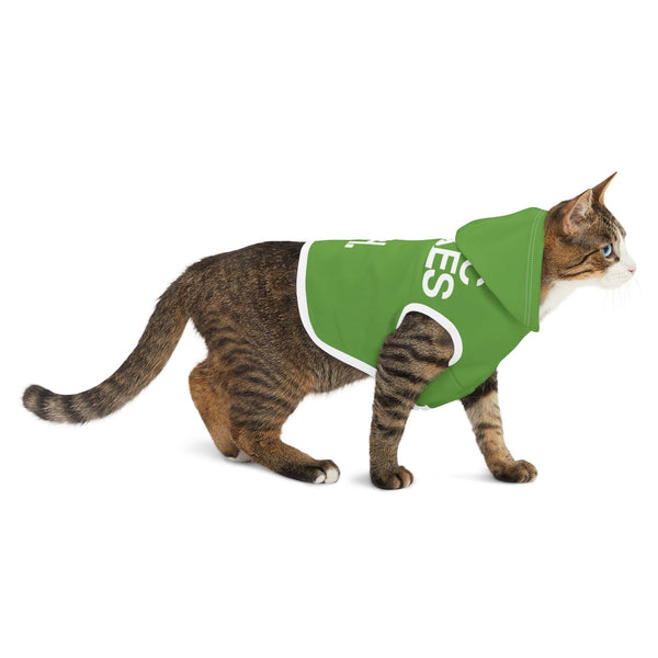 MMMH Pet Hoodie: Green | White