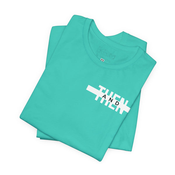 IJTT Unisex T-Shirt: AT Strike White | Teal