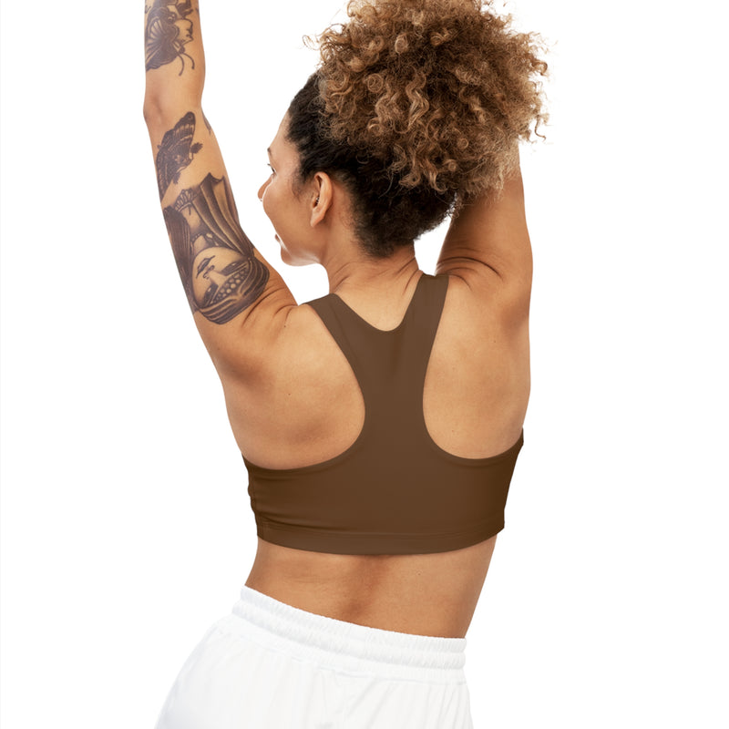 MMMH Sports Bra: Brown | Tan