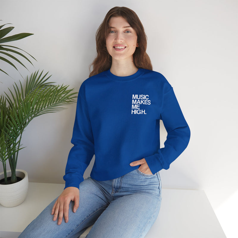 MMMH Unisex Sweatshirt: Royal | White Lettering