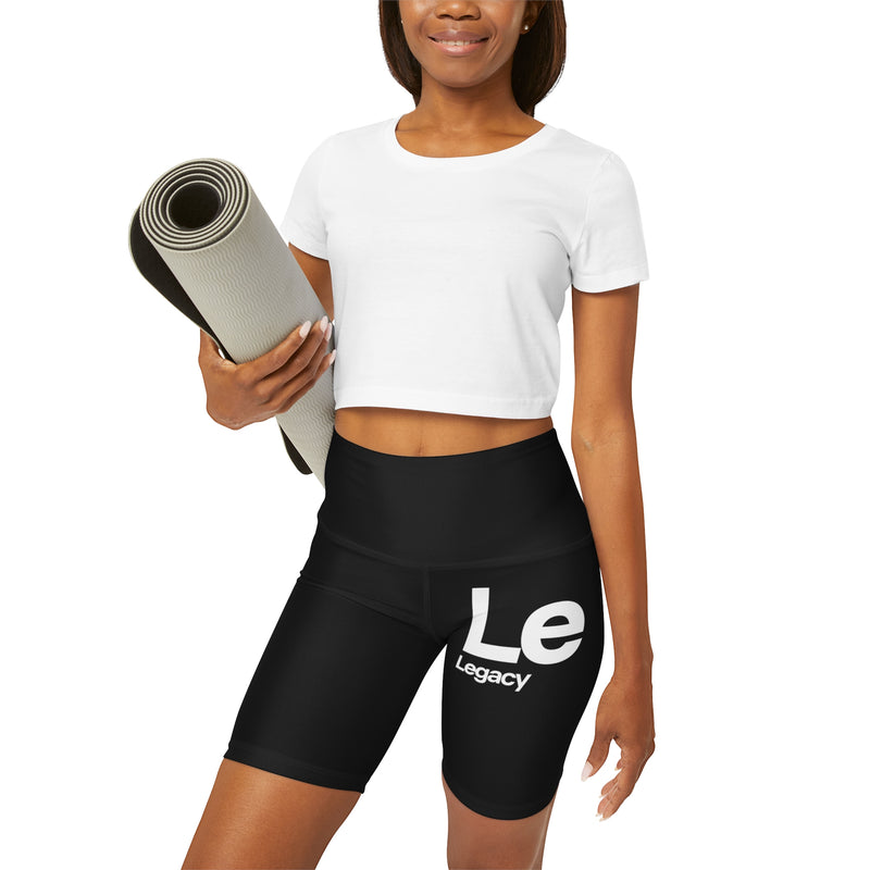 NOVL Yoga Shorts: Legacy Black | White