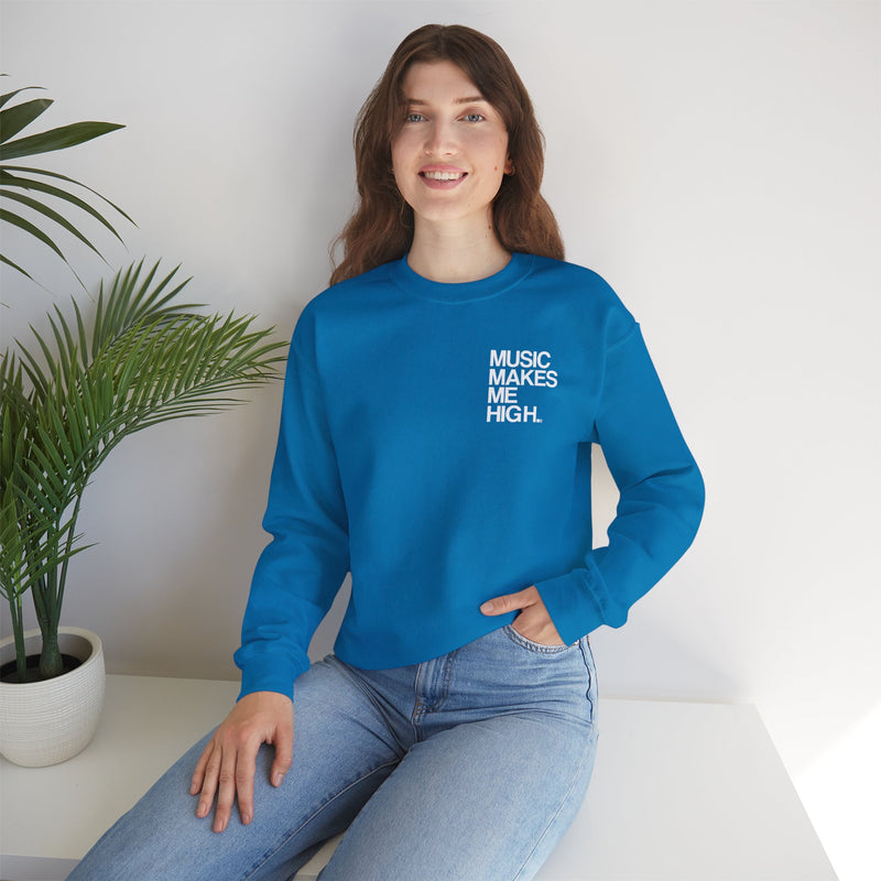 MMMH Unisex Sweatshirt: Sapphire | White