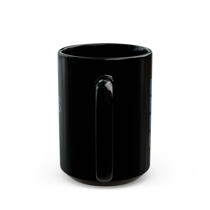 MMMH Black Mug: Indigo Blue