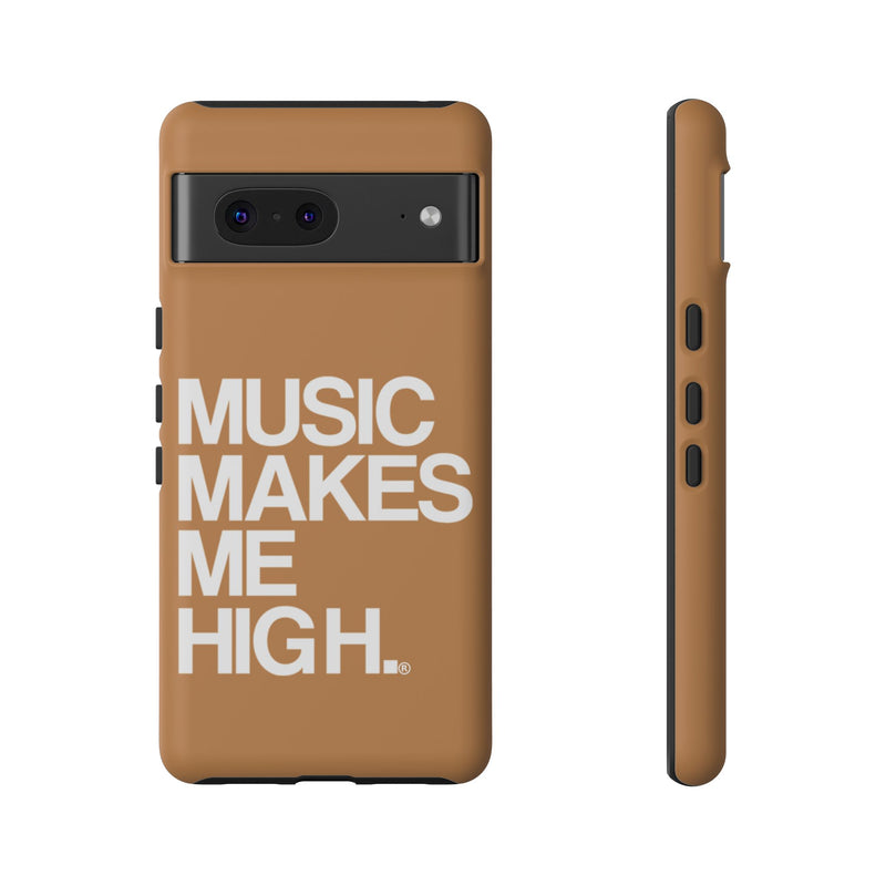 MMMH Classic Phone Case: Light Brown | White