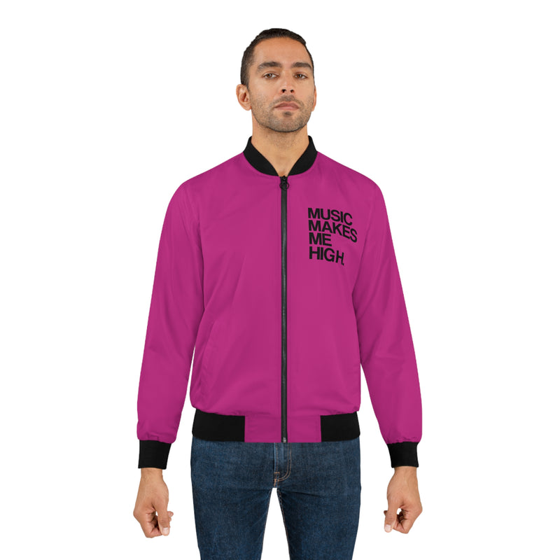 MMMH Bomber Jacket: Pink | Black Lettering