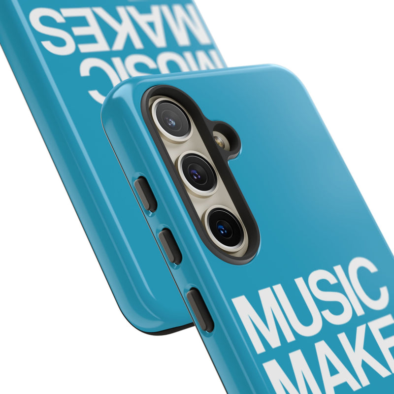 MMMH Classic Phone Case: Turquoise | White