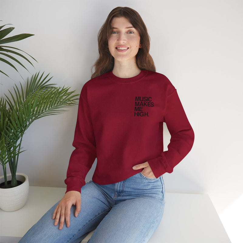 MMMH Unisex Sweatshirt: Cardinal Red | Black Lettering