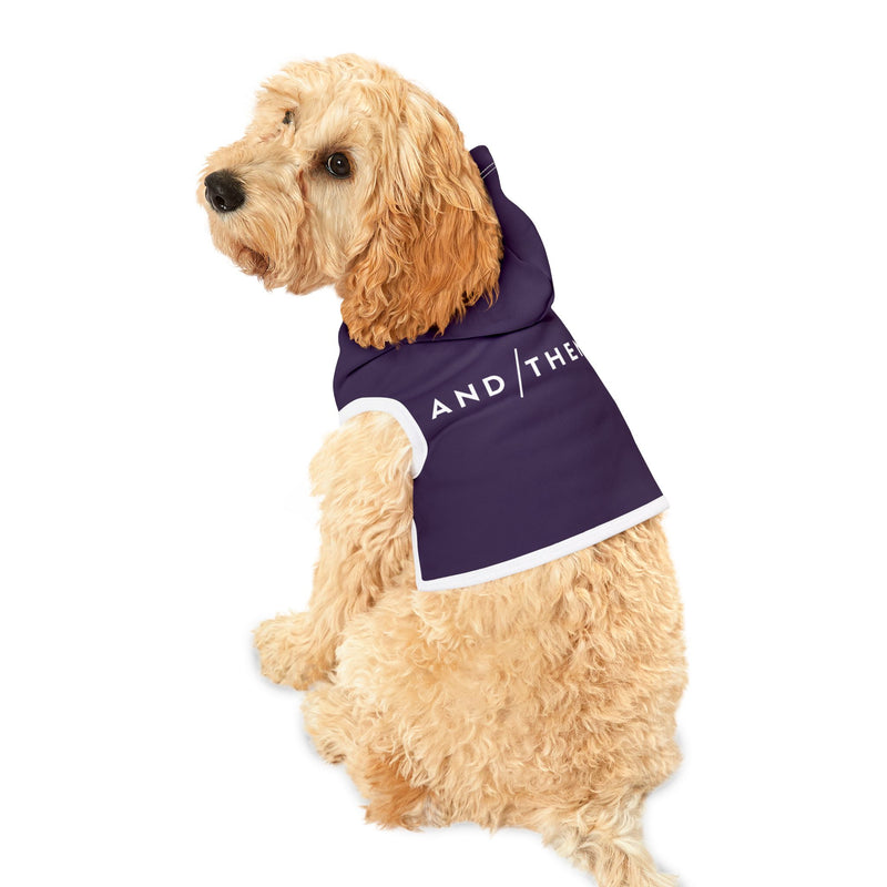 IJTT Pet Hoodie: AT Slash White | Purple