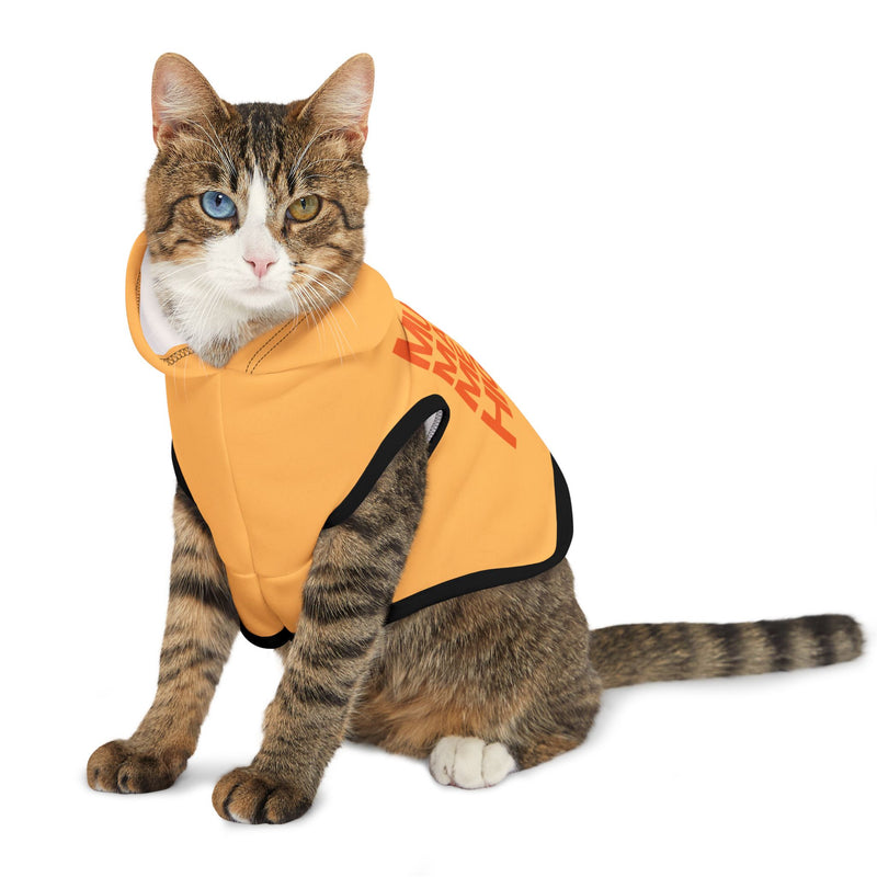 MMMH Pet Hoodie: Light Orange | Orange