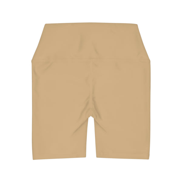 MMMH Yoga Shorts: Tan | Brown