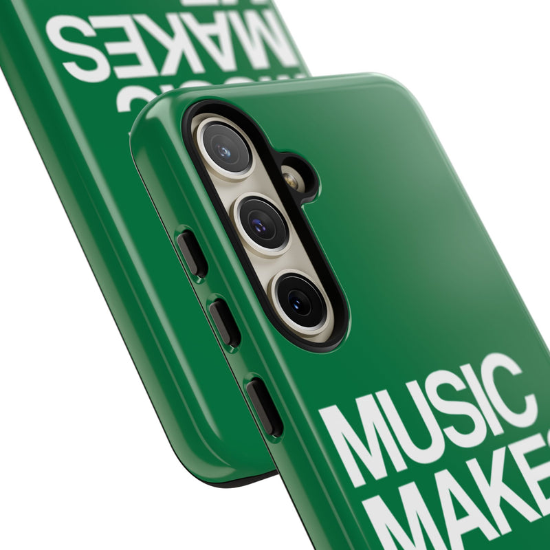 MMMH Classic Phone Case: Dark Green | White