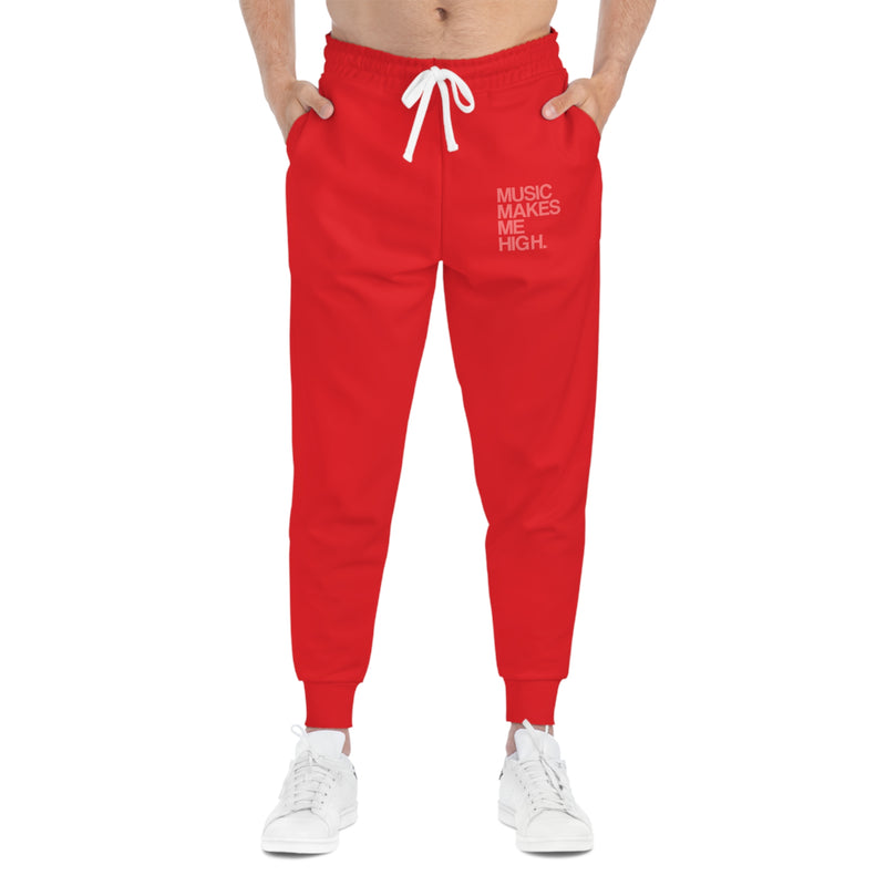 MMMH Unisex Joggers: Red | Light Red