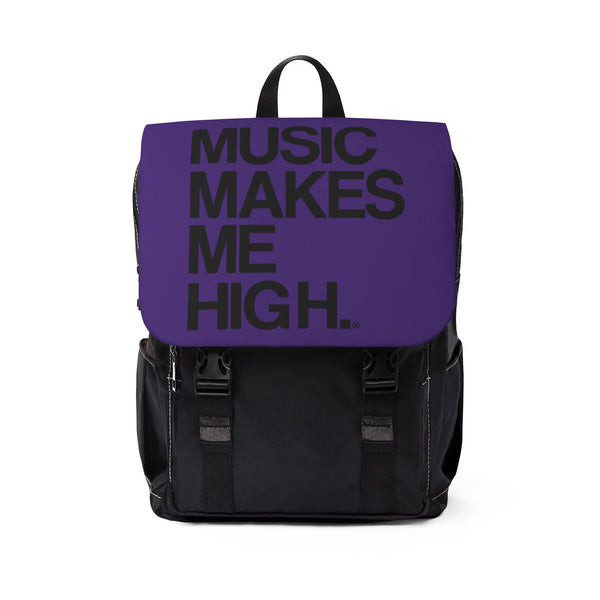 MMMH Backpack: Purple | Black Lettering