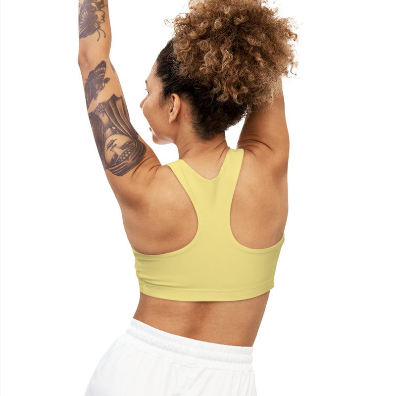 MMMH Sports Bra: Light Yellow | Yellow