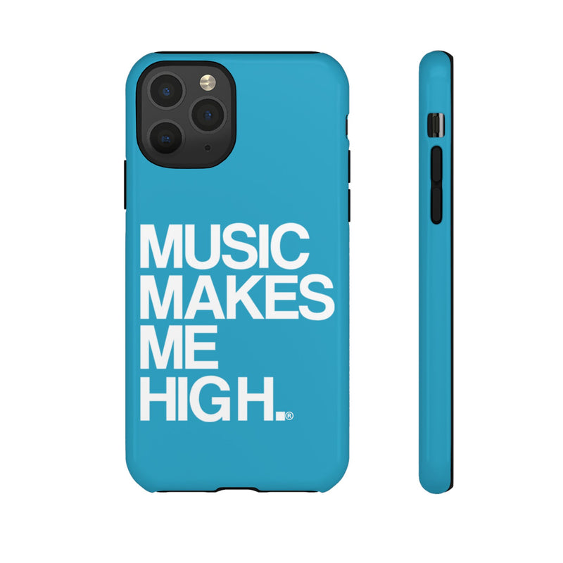 MMMH Classic Phone Case: Turquoise | White