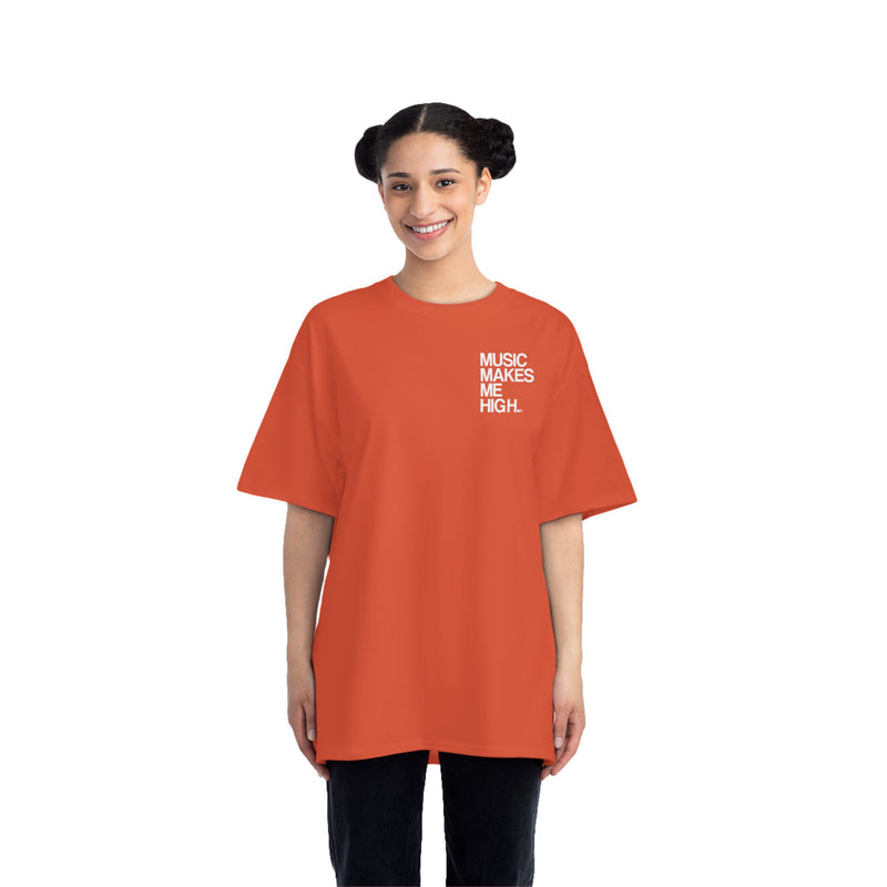 MMMH Unisex T-Shirt: Orange | White Lettering