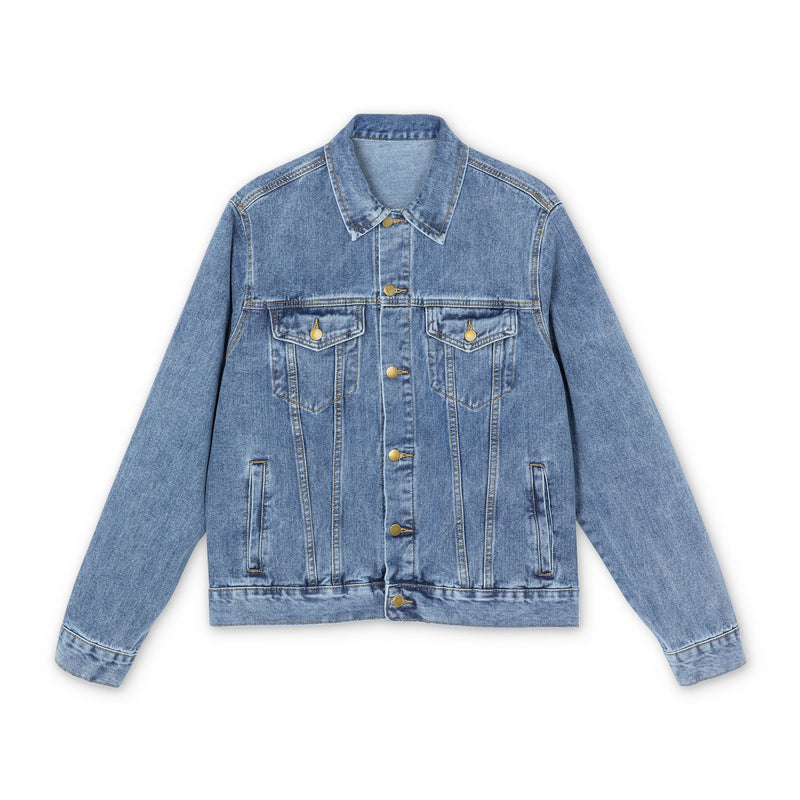 MMMH Denim Jacket: White Letters