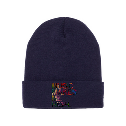 MMMH Beanie: Navy | Floral