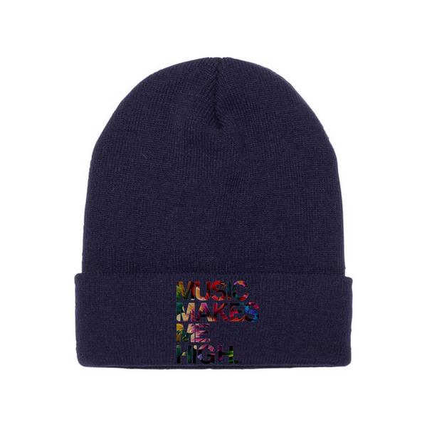 MMMH Beanie: Navy | Floral