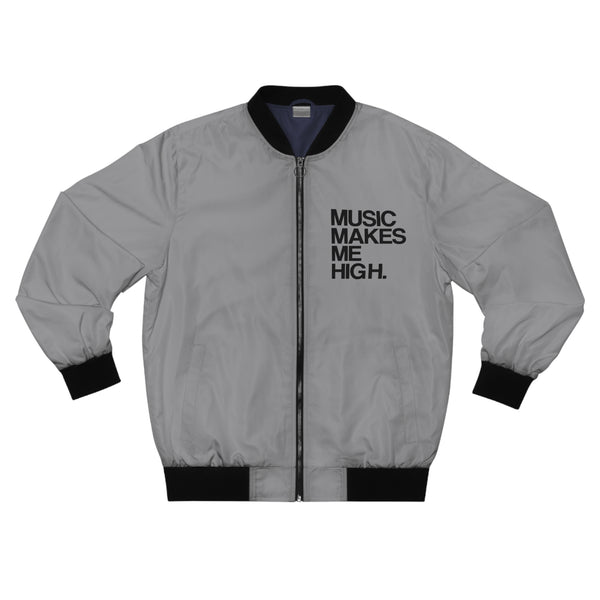 MMMH Bomber Jacket: Grey | Black Lettering