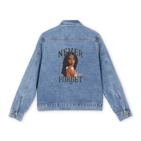 MMMH Denim Jacket: Never Forget Aalyiah