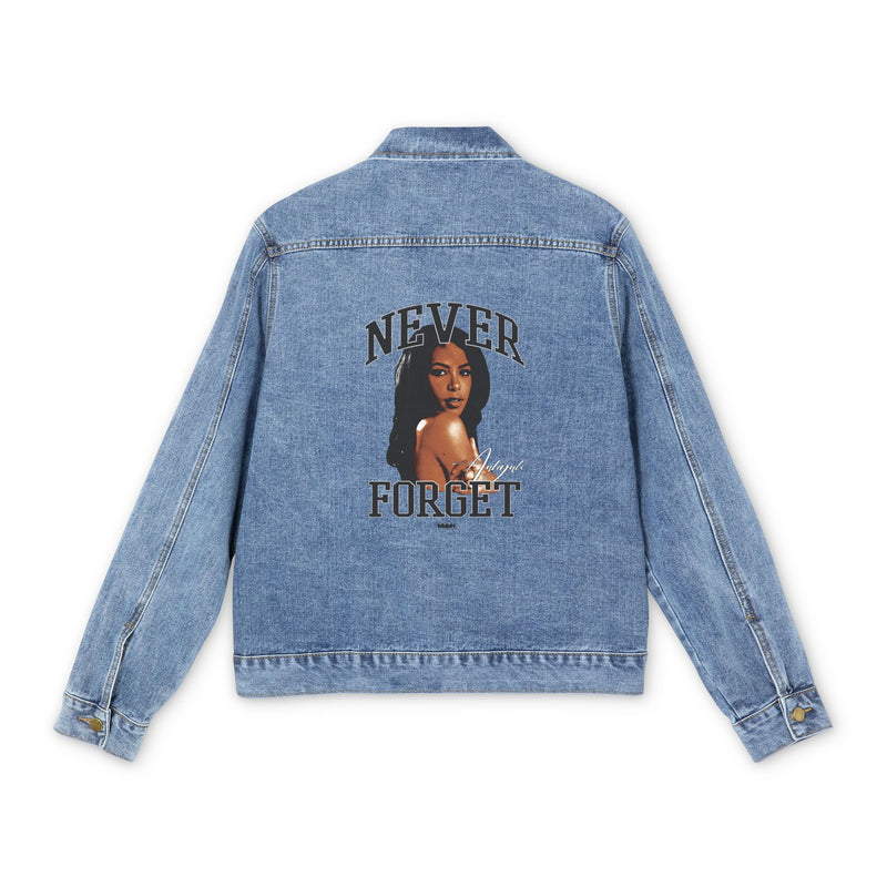 MMMH Denim Jacket: Never Forget Aalyiah