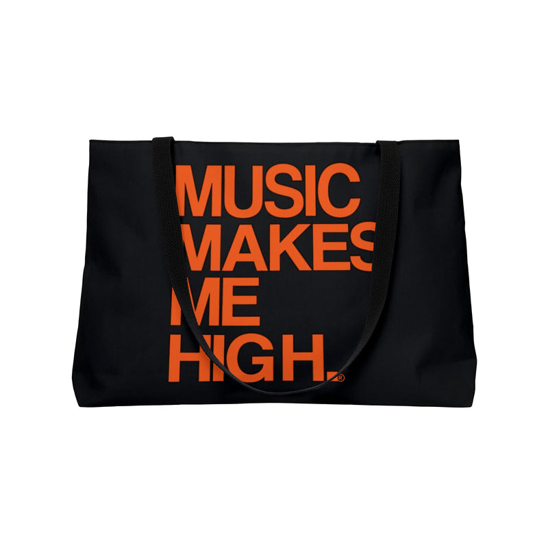 MMMH Weekender Bag (Black Handle): Black | Orange