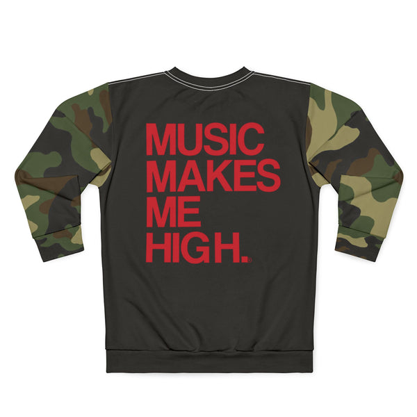 MMMH Unisex Sweatshirt: Camo/Black | Red