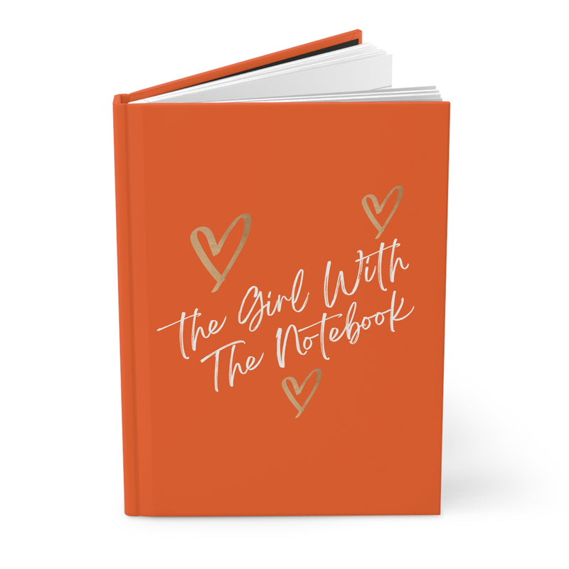 TGWTN Hardcover Journal: Brown/White | Orange