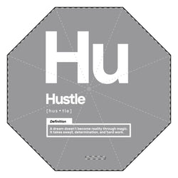 NOVL Umbrella: Hustle White | Grey