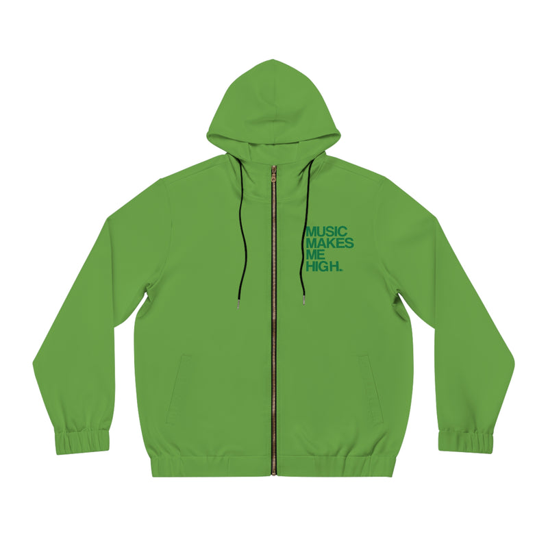 MMMH Unisex Zip Hoodie: Green | Dark Green