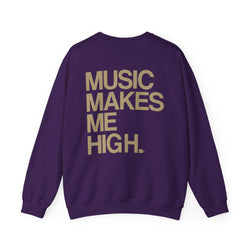 MMMH Unisex Sweatshirt: Purple | Gold Lettering