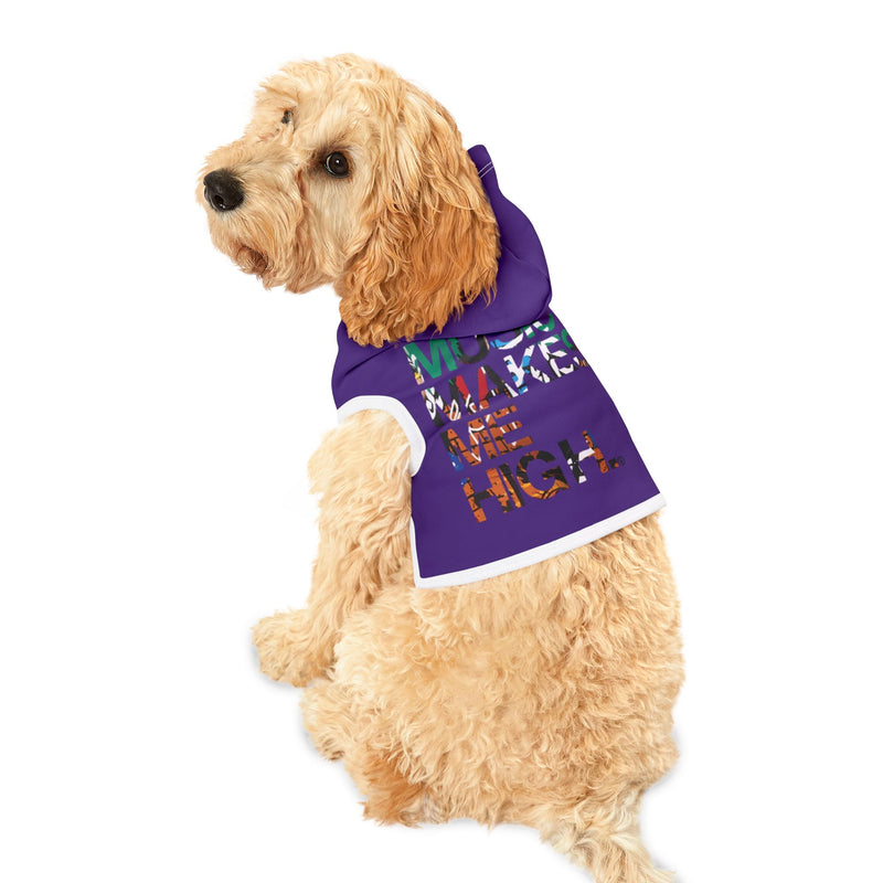 MMMH Pet Hoodie: Purple | Graffiti