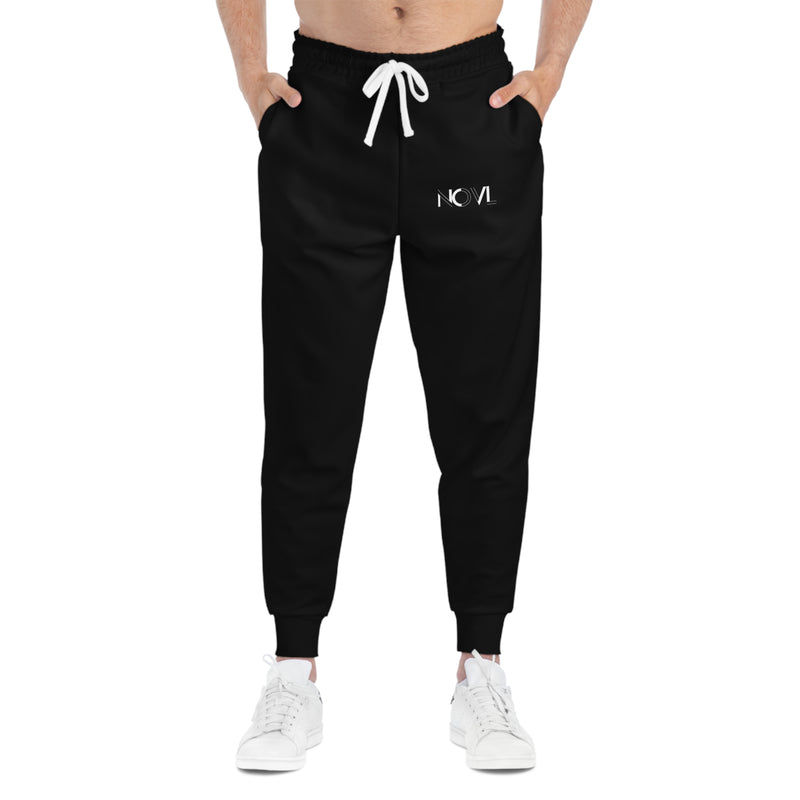 NOVL Unisex Joggers: Black | White