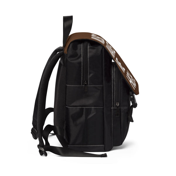 MMMH Backpack: Brown | White