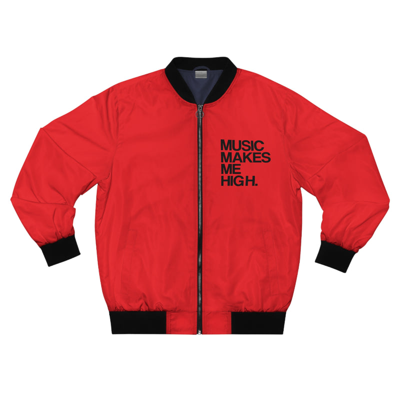 MMMH Bomber Jacket: Red | Black Lettering