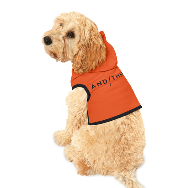 IJTT Pet Hoodie: AT Slash Black | Orange