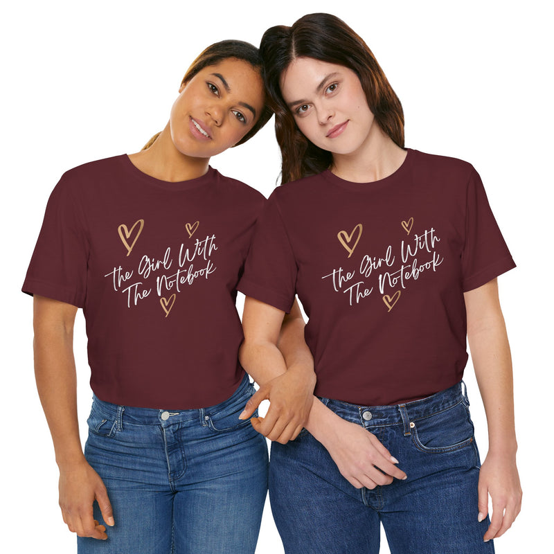 TGWTN Unisex T-Shirt: Brown/White | Maroon