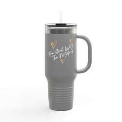 TGWTN Insulated Mug: Brown/White | Grey