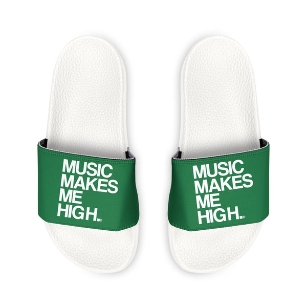 MMMH Men's Sandals: Dark Green | White