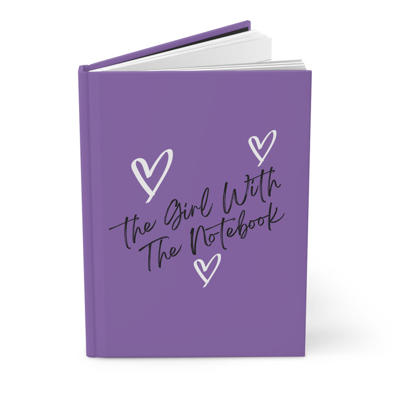 TGWTN Hardcover Journal: White/Black | Light Purple