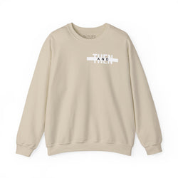 IJTT Unisex Sweatshirt: AT Strike White | Tan