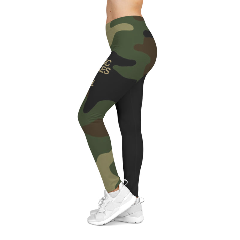 MMMH Leggings: Camo/Black | Gold