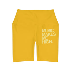 MMMH Yoga Shorts: Yellow |  Light Yellow