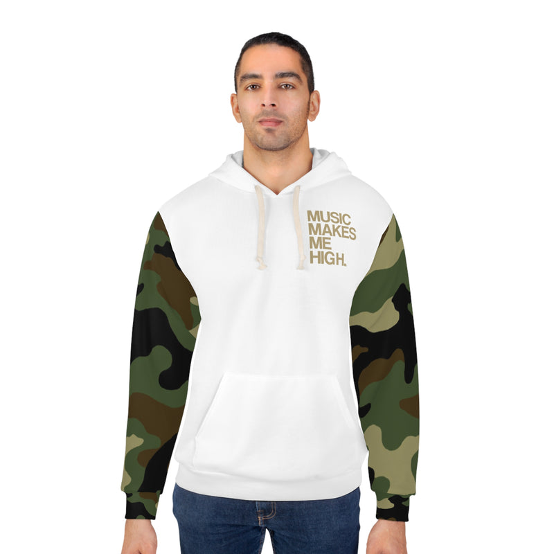 MMMH Unisex Hoodie: Camo/White | Gold