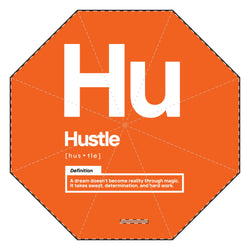 NOVL Umbrella: Hustle White | Orange