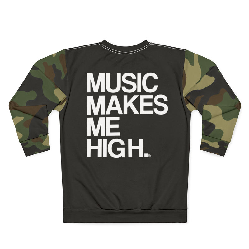 MMMH Unisex Sweatshirt: Camo/Black | White